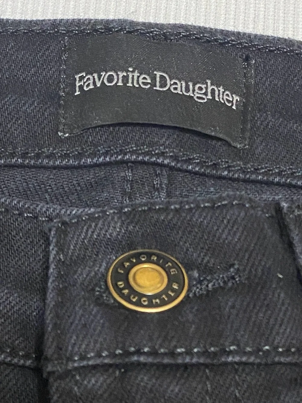Favorite Daughter The Erin Crop Boot Kyoto Black Jeans - Picture 4 of 6